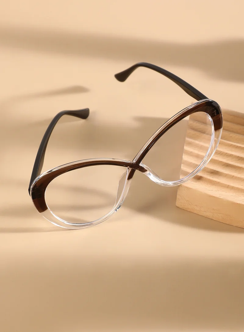 صوص هاوت نظارة شمسية نسائية هاوت صوص أومبر تويست كات آي - أسود منتصف الليل