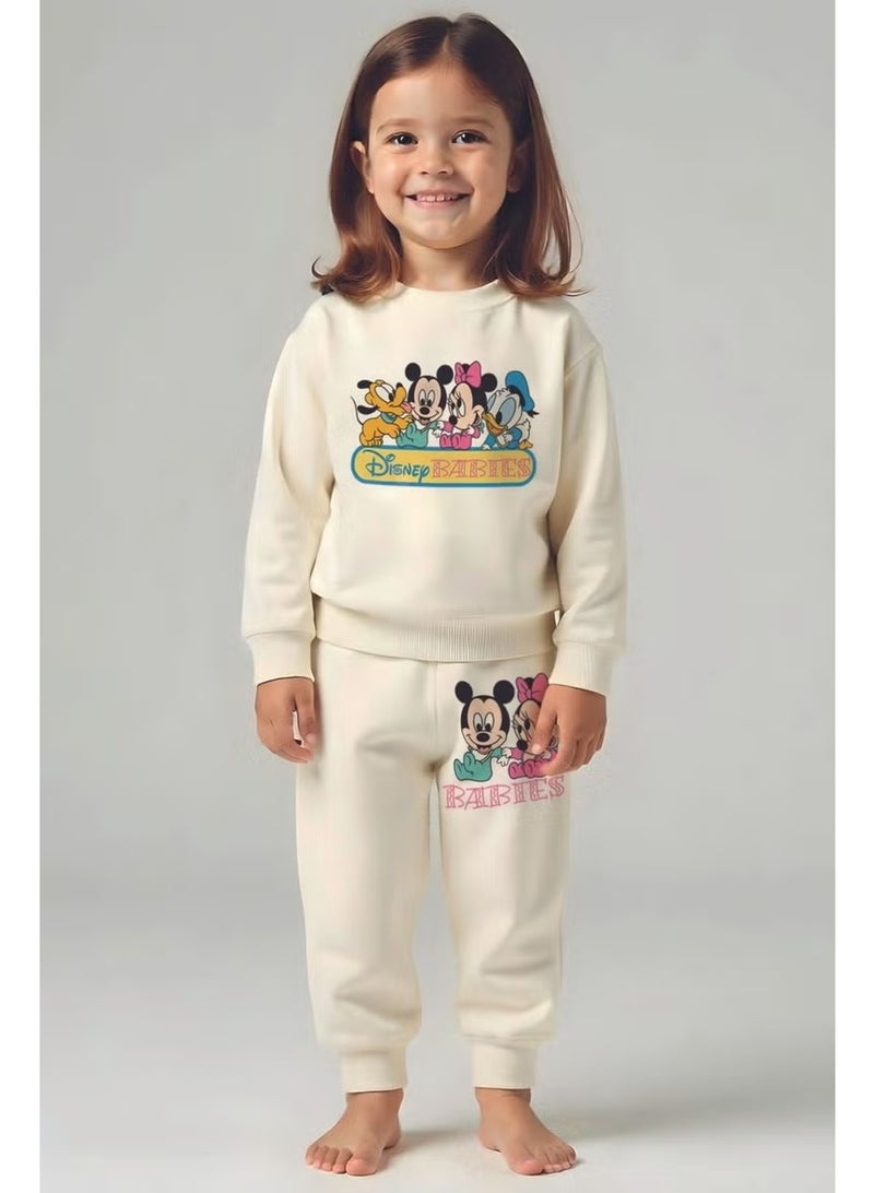 Myada Premium Baby Mickey Printed Bottom Top Child Set - Image 1