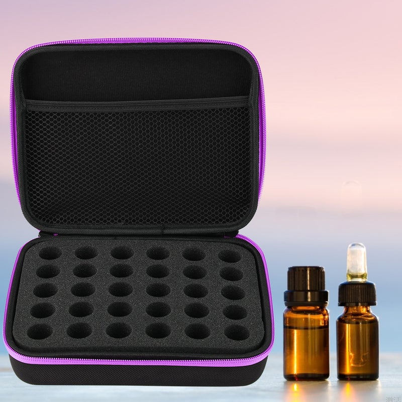 Essential Oil Carrying Case, Hard Shell Essential oil Case,Suitable for Bottles 5ml(Blue） - Image 3