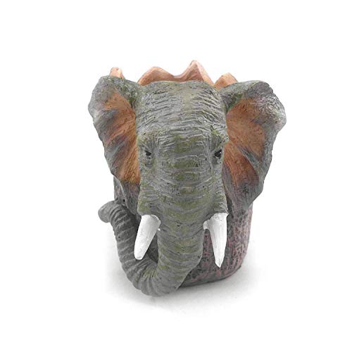 ornerx 4" Pencil Holder Cute Elephant Desk Accessories - Image 1