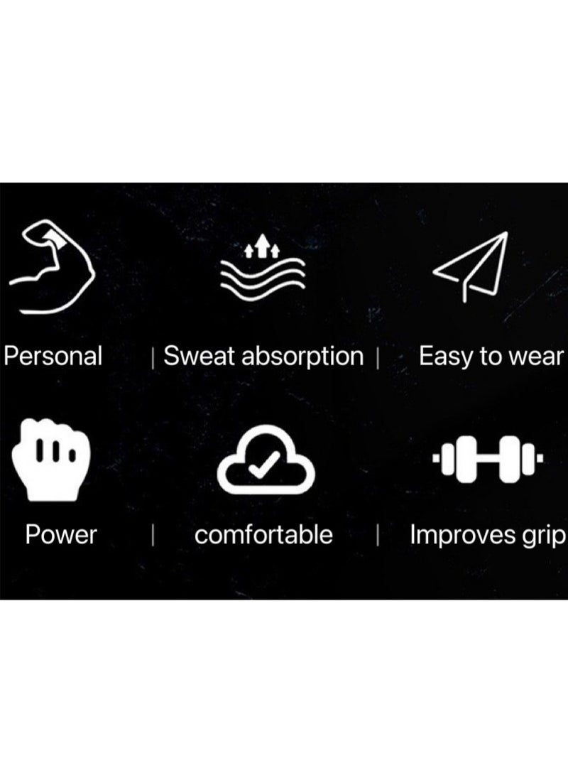 SKDK 2 Pack Wrist Straps for Weightlifting,Double Layer Leather Weightlifting Wrist Strap for Deadlift and Powerlifting, Adjustable Padded Gym Workout Lifting Wrist Gym Lifting Straps Black - Image 5