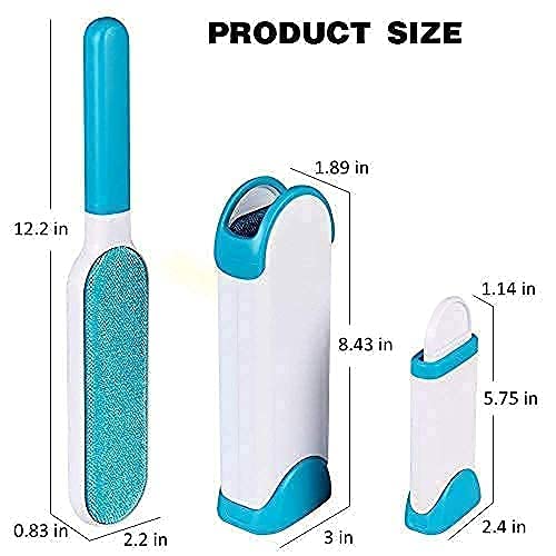 SXDHK Pet Hair Remover Lint Rollers Double Sided Dog Hair Remover Lint Remover Brush Remove Cat and Dog Hair Lint from Clothing Couch (Multicolor) - Image 5