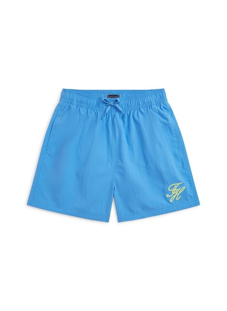 TOMMY HILFIGER Logo Embroidery Swim Shorts - Image 1