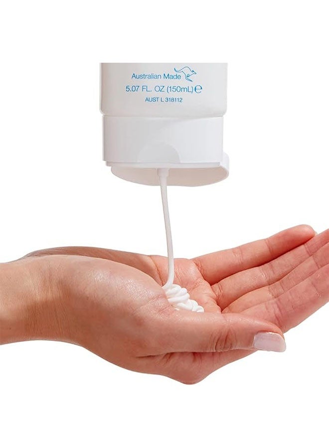 بوندي ساندز SPF 50+ UVA وحماية UVB واقي شمسي مقاوم للماء 150 مل ، عطر خالي من فيتامين E ، كريم شمسي ترطيب 72 ساعة مناسب للبشرة الحساسة - Image 2