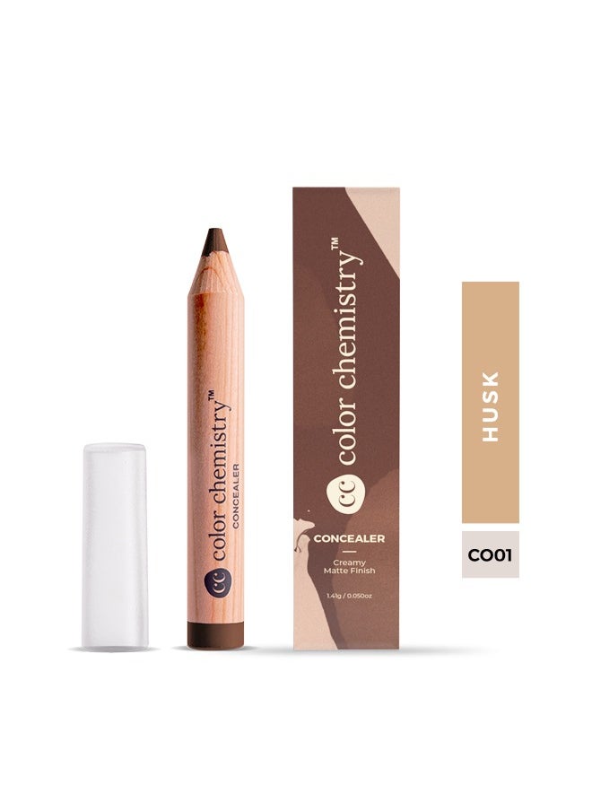 Color Chemistry - Color Chemistry Husk Concealer - 1.41 g, Vegan Concealer Sticks With Creamy Matte Formula, For Medium Coverage And Perfect Blending, Gmo And Fragrance Free - Image 1