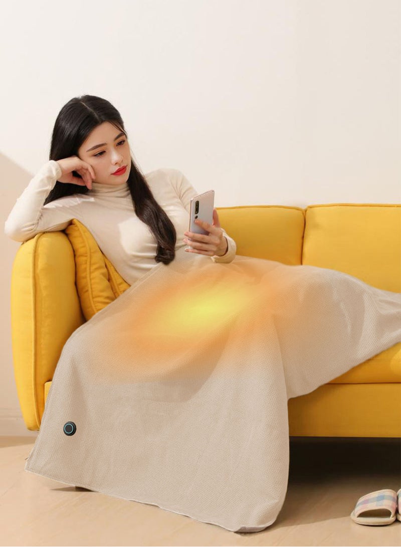 Jourvent Electrically powered heating pad,Compatible with power banks and machine washable for easy maintenance. It also allows you to use a USB extension cable to increase the power supply length, offering greater flexibility and comfort.  - Image 1