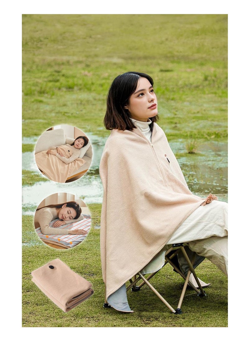 Jourvent Electrically powered heating pad,Compatible with power banks and machine washable for easy maintenance. It also allows you to use a USB extension cable to increase the power supply length, offering greater flexibility and comfort.  - Image 2