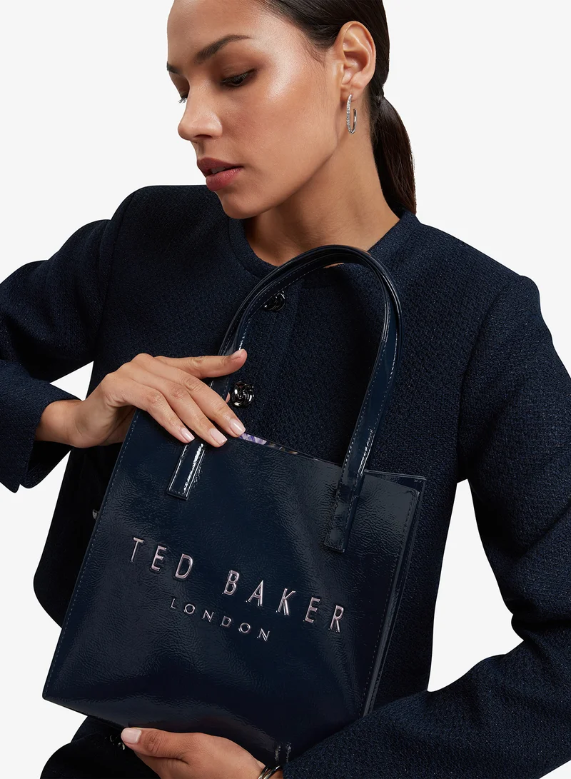 تيد بيكر Small Crinkle Printed Icon Bag