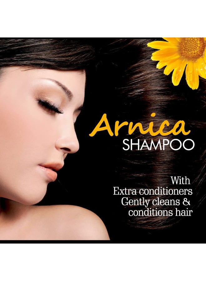 صني شامبو أرنيكا متوازن الحموضة جديد ومحسن من هيربالز لشعر ناعم ولامع وصحي | كانثاريس يعطي فروة رأس باردة وصحية | يعيد الرطوبة واللمعان بشعر عطري، 1 لتر - Image 4