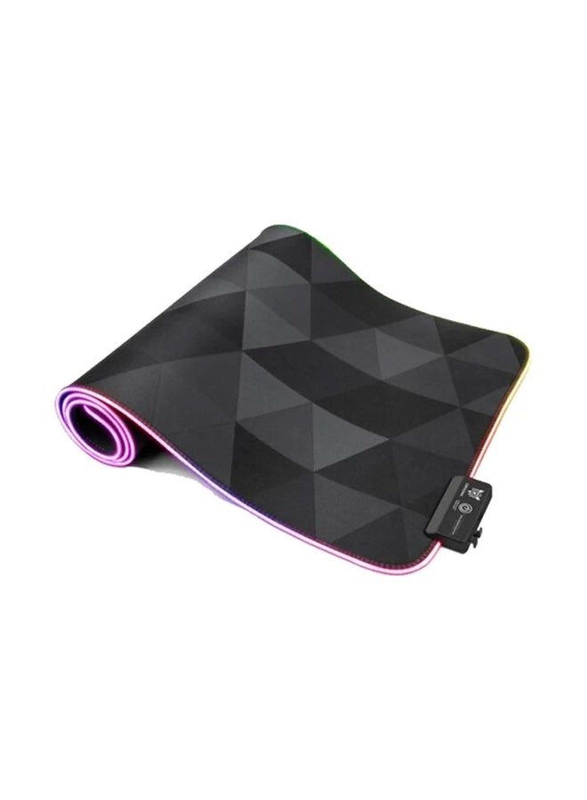 onikuma MP006 RGB Mousepad – Large Black Gaming Mouse Pad with RGB LED Lights, 14 Dynamic - Image 1