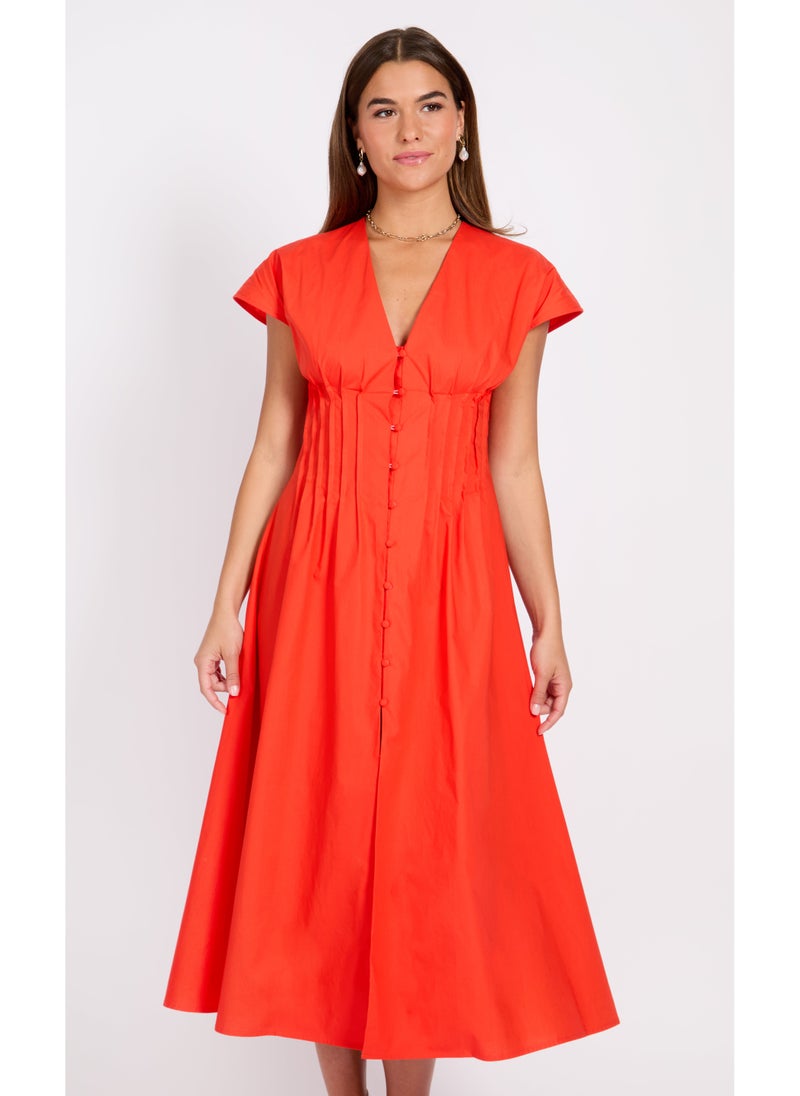 Little Mistress V-Neck Maxi Dress  - Image 4
