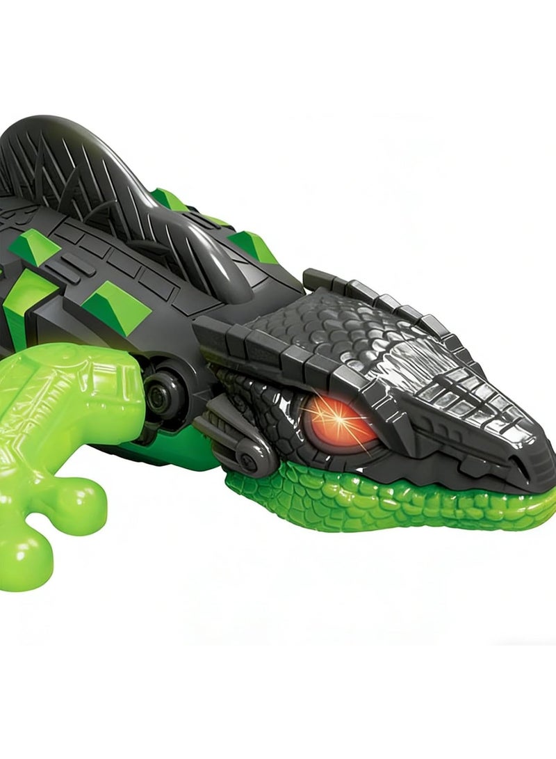 Remote Control Wall Climbing Gecko Toy with Glow-in-the-Dark Feet, RC Wall Crawler Robot - Image 4