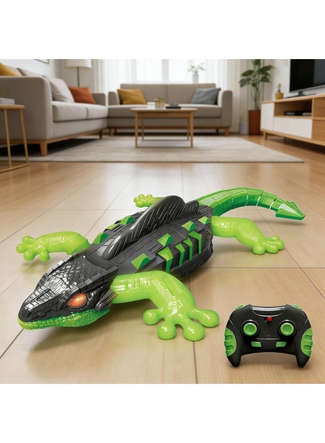 Remote Control Wall Climbing Gecko Toy with Glow-in-the-Dark Feet, RC Wall Crawler Robot - Image 3