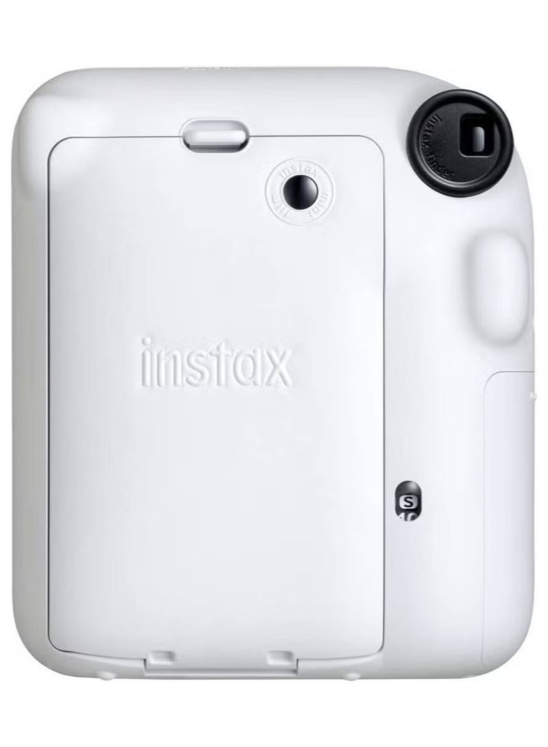 Instax Fujifilm Instax Mini 12 Instant Camera, 60mm Lens, Automatic Exposure, 90 Seconds Developing Time, Automatic Light Adjustment, Automatic Film Ejection, Clay White - Image 3