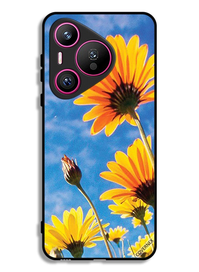Covernex Huawei Pura 70 Protective Case Cover Sunflowers - Image 1