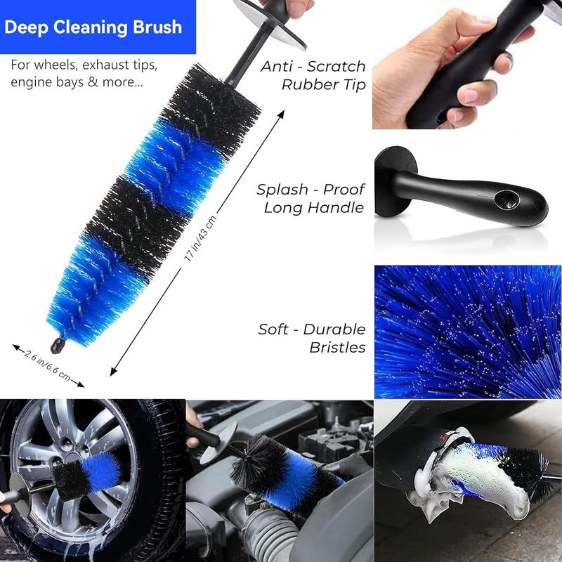 Vurlexat 34pcs Car Cleaning Kit with Microfibre Cloths and Detailing Brushes - Image 5