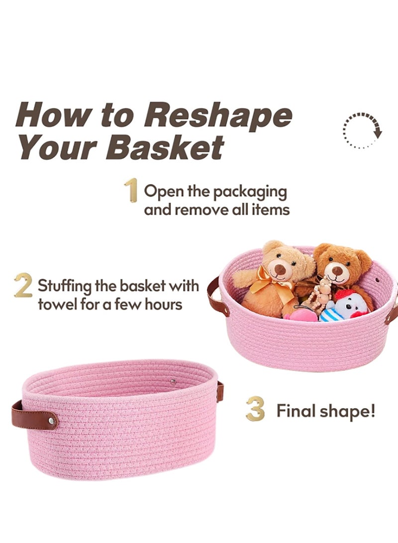 Gift Basket with Gift Bags and Ribbons, 12 X 8 X 5 Inch Durable Empty Basket for Gifts, with Handles, DIY Basket Gift Set - Image 5