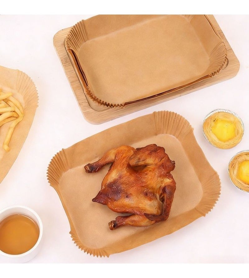 Disposable Air Fryer Liners Baking Mats And Steaming Trays BAKINGPAPER Material 250pcs - Image 2