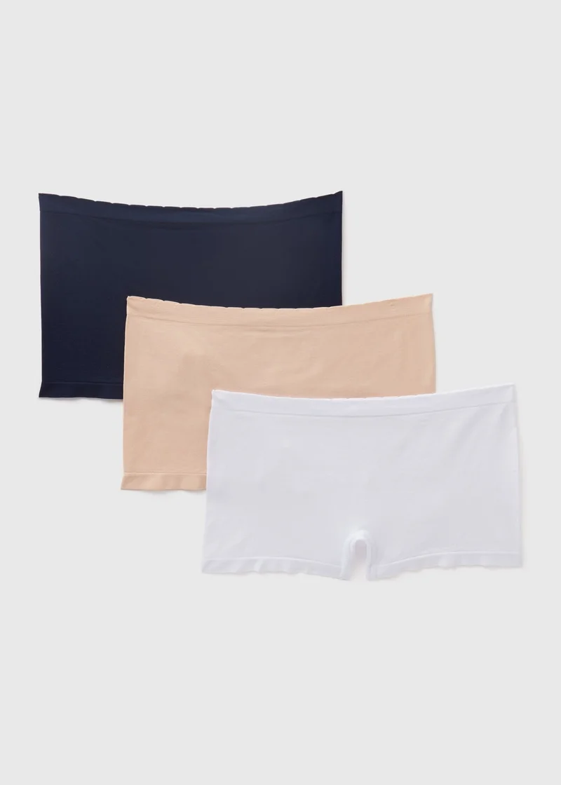 Matalan 3 Pack  & Navy Shorts Knickers