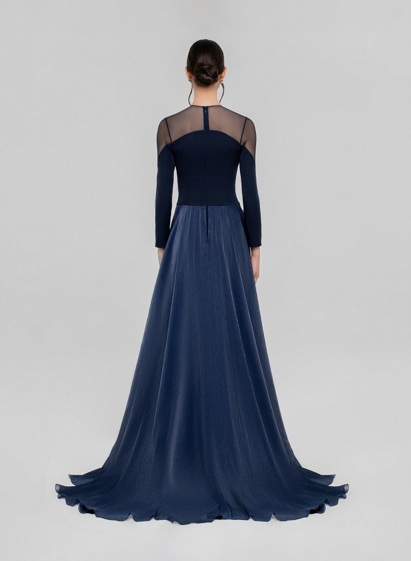 CHASE Crew Neck Fitted Sleeve Dress - Image 2