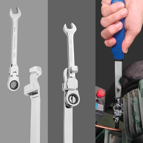 Gunpla Wrench Extender Tool, Heavy Duty Steel 15 inches Long Extension Wrenches Bar Adaptor Wrench Extension Extra Leverage Torque Adaptor for Professional Mechanics DIY Handyman Tighten Nuts Bolts - Image 5