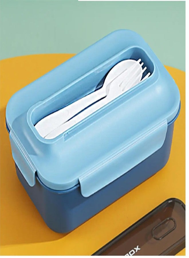 YONIMI Stainless Steel Food Storage Containers with Lid, Reusable, Meal Prep Rectangular Airtight Lunch Box, BPA Free & Leak Proof Snack Boxes for Salad, Leftovers (Blue) - Image 4