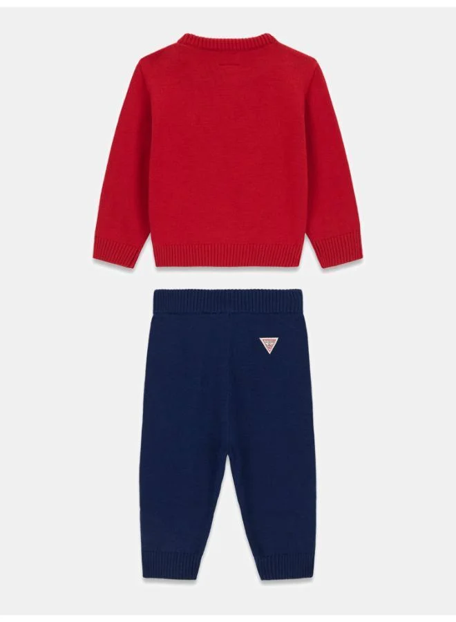 GUESS Kids Crew Neck Sweater and Pant Sets
