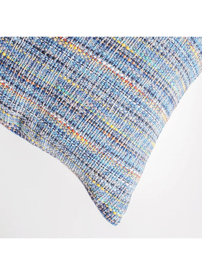 DANUBE HOME Danube Home Gleam Yarn Dyed Cushion Cover - Multi-Color - 45x45 cm | Cotton Couch Pillow Cover For Living Room, Bed Room 811500137776