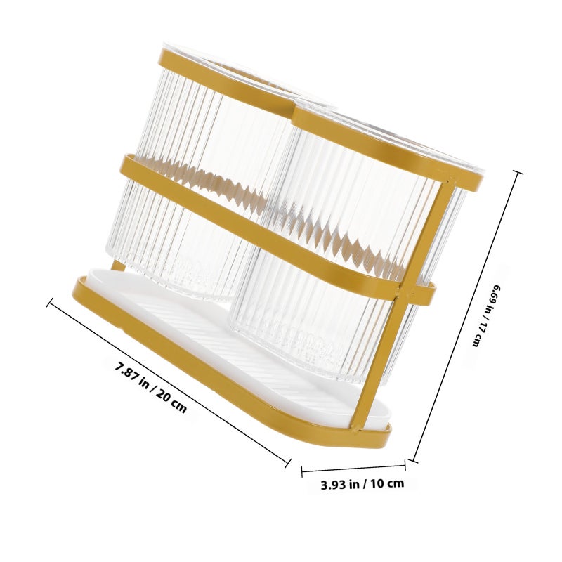 Tableware Draining Bucket Multi-functional Storage Chopsticks Rack Kitchen Storage Rack - Image 2