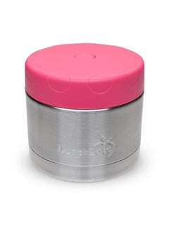 LunchBots LunchBots 12oz Thermos Stainless Steel Wide Mouth - Insulated Thermos With Vented Lid - Keeps Food Hot or Cold for Hours - Leak-Proof Portable Thermal Food Jar is Ideal for Soup - 12 ounce - Pink  - Image 1
