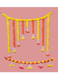 Shreeji artificial marigold Toran for door, window and backdrop