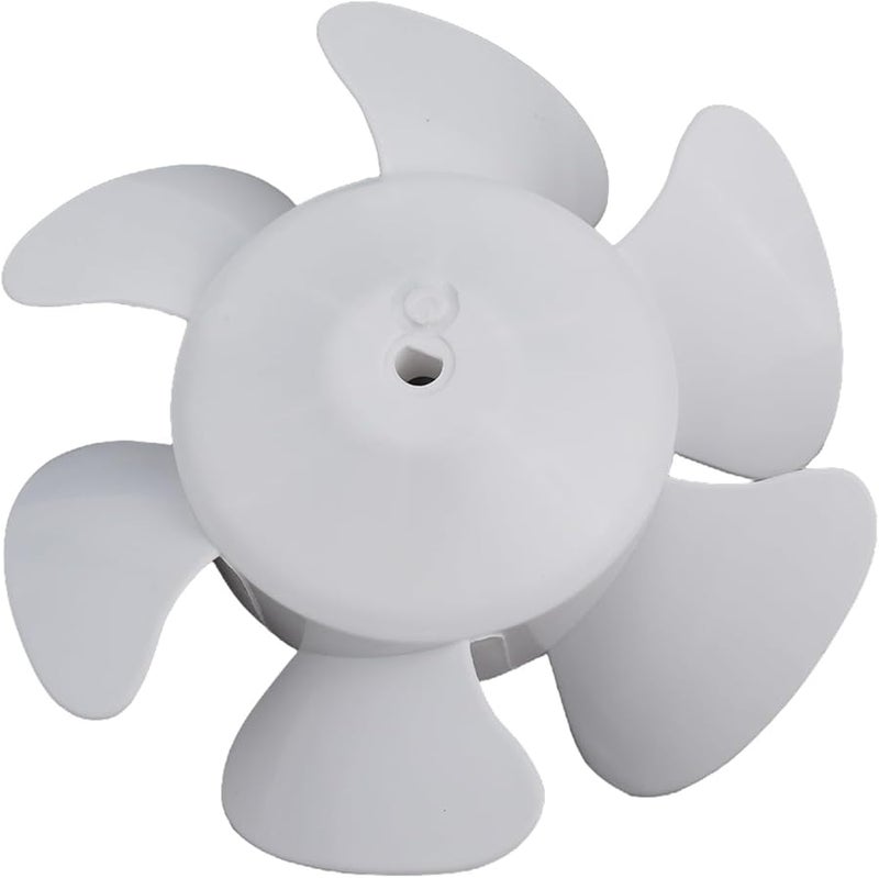 6 Inch 6 Blade Rubber Ventilation Fan Blade Quiet Airflow Replacement for Roof Exhaust Vent Hood - Image 3