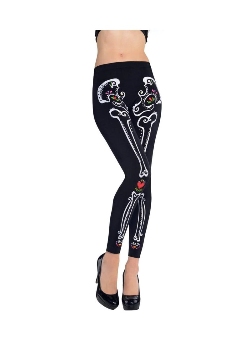 COSTUMES USA Day Of The Dead Leggings