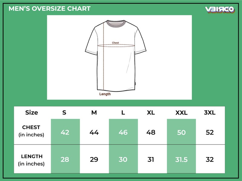 Veirdo® 100% Pure Cotton Round Neck Oversized Baggy Fit Drop Shoulder Cool & Cozy Tie & Dye Round Half Sleeve T-Shirt for Men (OS_VD_TD_RST_XL) - Image 5