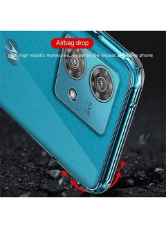 STAUD Designed for Motorola Edge 40 Neo 5G Case Cover, Clear Transparent Reinforced Corners TPU Shock-Absorption Flexible Case Cover for Motorola Edge 40 Neo Prevents Fingerprints and Yellowing  - Image 2