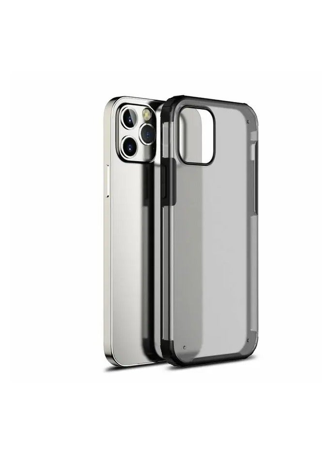 ديفيا جراب iPhone 12/12 Pro من Shark Series غطاء خلفي مقاوم للصدمات مقاس 6.1 بوصة / مادة TPU + PC / مادة داخلية ناعمة / مقاوم للخدش / حماية كاملة 360 درجة - أسود - Image 1