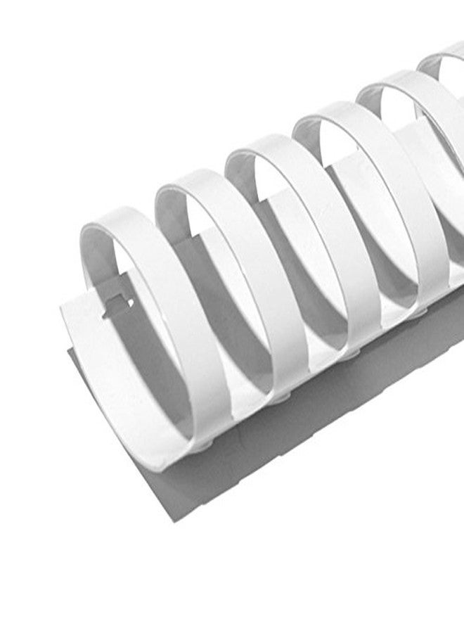 TruBind 50mm (2 in.) Comb Binding Spines | 11 in. Length for Letter Size or Smaller Projects | Standard 19-Ring Rectangular Holes | White | 425 Sheet Binding Capacity | 50 Pack