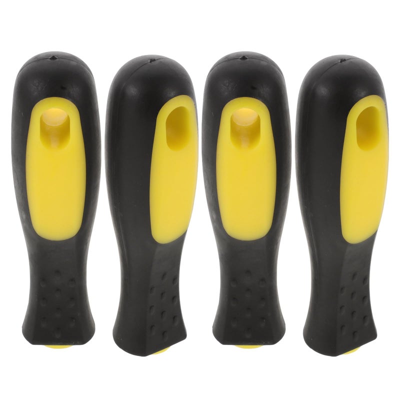 Replacement File Handles 4 Pack Anti Slip Plastic Grip for 8 Inch Rasp Cutter Tools - Image 2