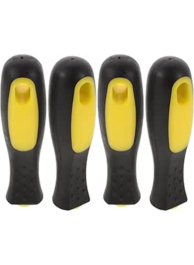 Replacement File Handles 4 Pack Anti Slip Plastic Grip for 8 Inch Rasp Cutter Tools - Image 1