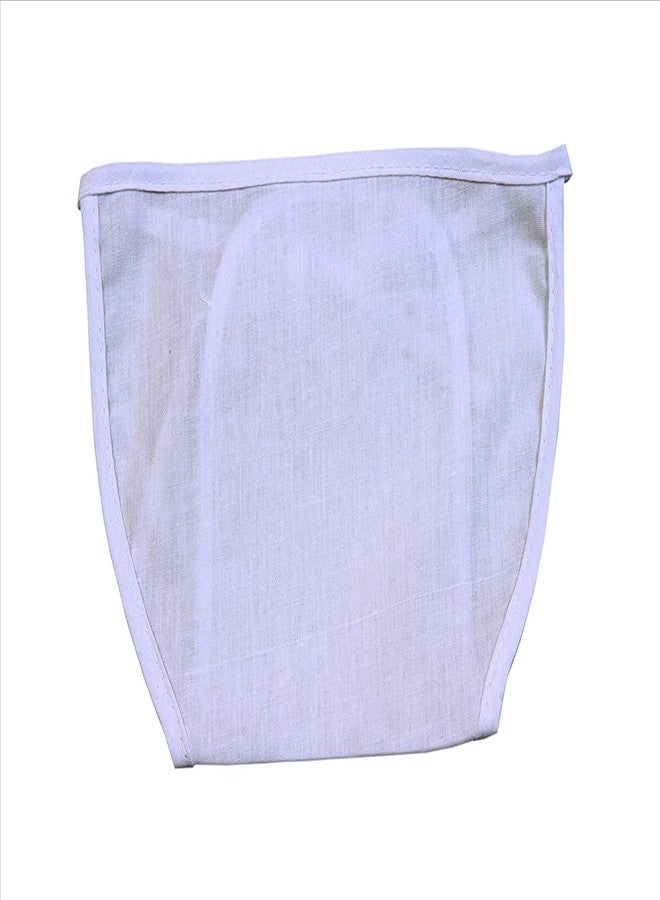 Yookidoo Newborn Baby Washable Reusable Cotton Cloth Nappies/Cloth Diaper/Langot (0 to 6 Months) (Colors & Prints Vary) (U Shape White, Pack of 12) - Image 4