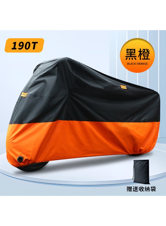 Motorcycle Car Cover Rainproof And Dust-proof Cover Electric Car Car Cover Rain Cover No Leakage Battery Car Cover Thickened Rain Cover