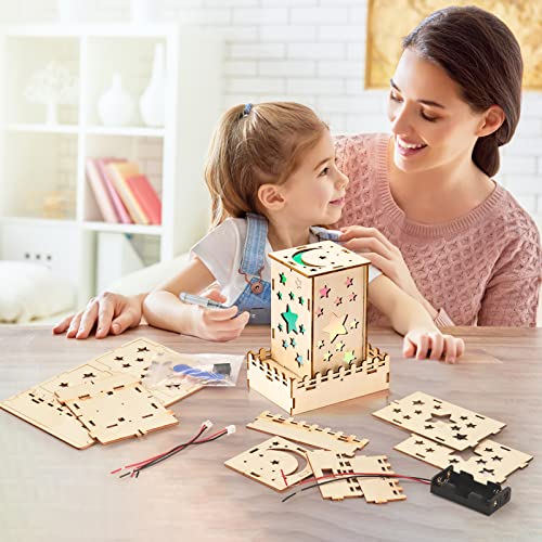 Yutin 5 Individual STEM Science Kits for Kids, Wood Arts and Craft Kits, STEM Toys for Boys Girls Age 8-12 8 10 12 13 14 Gift Idea, 3D Puzzles Building Engineering Model Set - Image 2