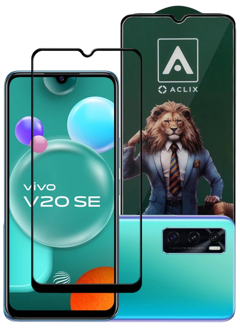 ACLIX Antistatic ESD Dustproof Premium Quality High Definition Tempered Glass Screen Protector Designed For vivo V20 SE - Image 1