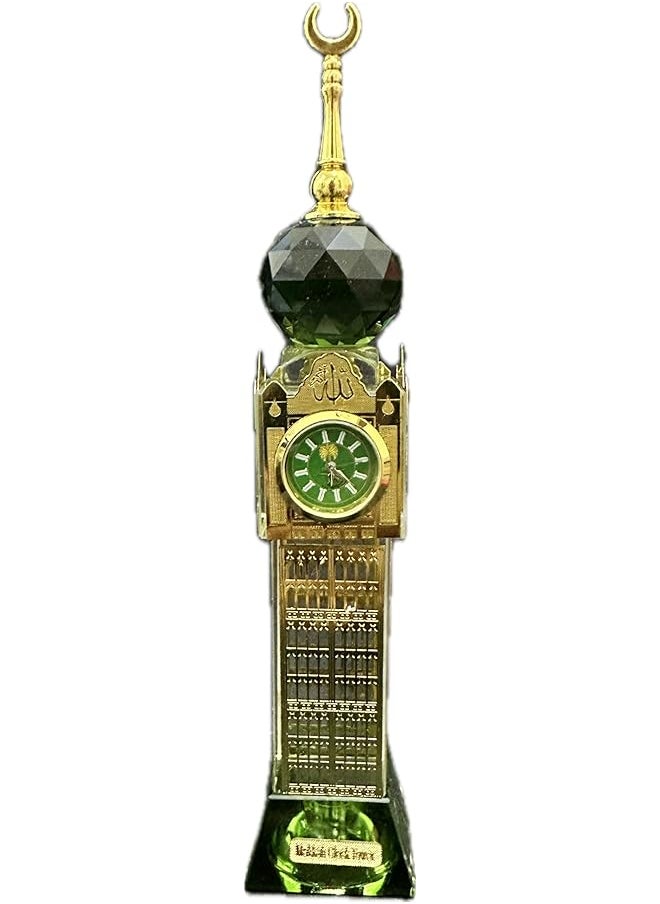 erorex Mecca Clocktower Building Model Gold Plated Architectural Souvenir Statue  - Image 1