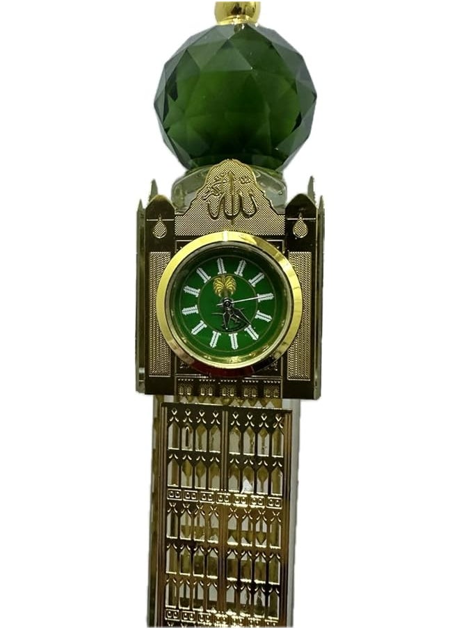 erorex Mecca Clocktower Building Model Gold Plated Architectural Souvenir Statue  - Image 4