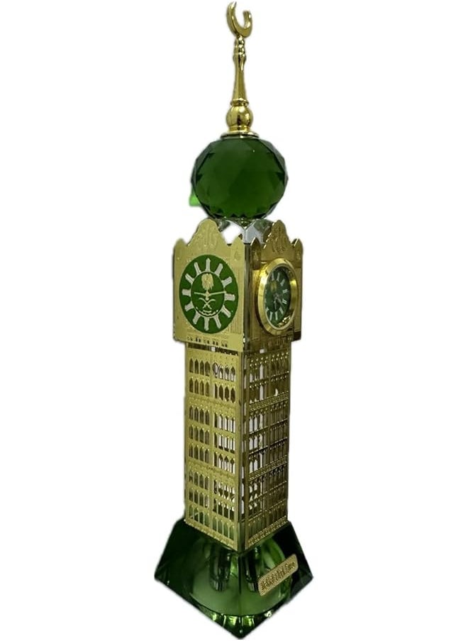 erorex Mecca Clocktower Building Model Gold Plated Architectural Souvenir Statue  - Image 3