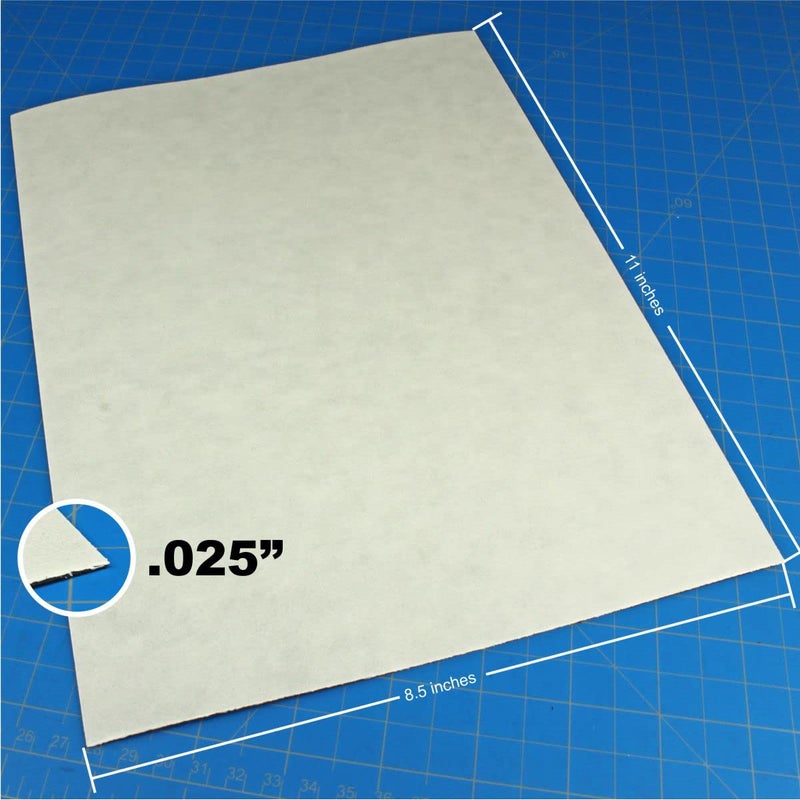 LITKO Flexible Steel Vinyl Magnetically-Receptive Sheet | 0.025in Thick | Letter Size 8.5x11 inch | Adhesive Backed Peel and Stick (1) - Image 3