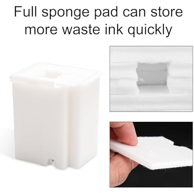2PCS WASTE INK PAD REPLACEMENT COMPATIBLE WITH EPSON ECOTANK ET-2800 ET-2803 ET-4800 ET-2400 ET-2720 ET-4700 ET-2711 L3110 L3250 L3150 L3210 PRINTERS, WASTE INK PAD WITH ABSORBENT SPONGE - Image 3