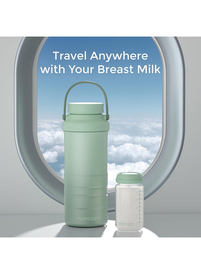 مام كوزي مبرد حليب الأم المحمول بسعة 22 أونصة للاستخدام في الهواء الطلق - Image 2