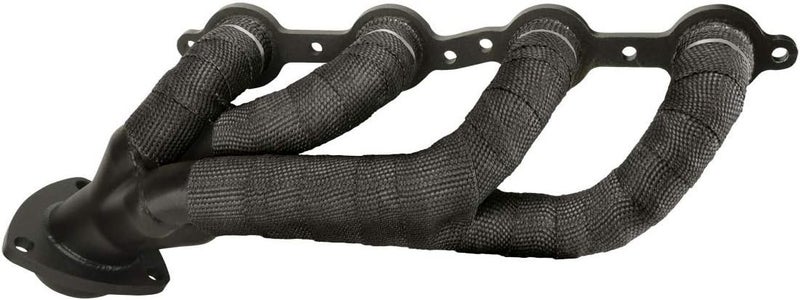 Design Engineering Black 1" x 50' Glass Fiber Exhaust Heat Wrap - Heat Wrap for Exhaust Pipes, Pliable Exhaust Wrap Tape, Withstands 1800°F Direct Heat & 2500°F Intermittent Heat - Image 4